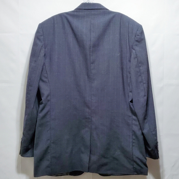Geoffrey Beene Dark Grey Lined 5 Pockets Blazer - Picture 6 of 7